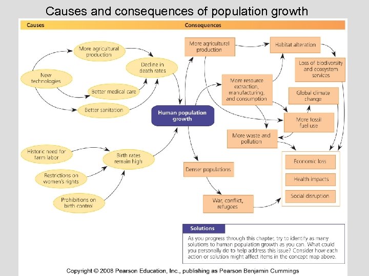 Causes and consequences of population growth 