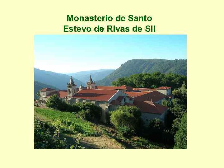 Monasterio de Santo Estevo de Rivas de Sil 