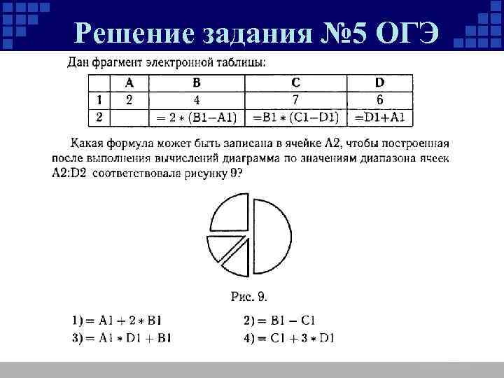 На рисунке приведен фрагмент электронной таблицы определите чему будет равно значение вычисленное по