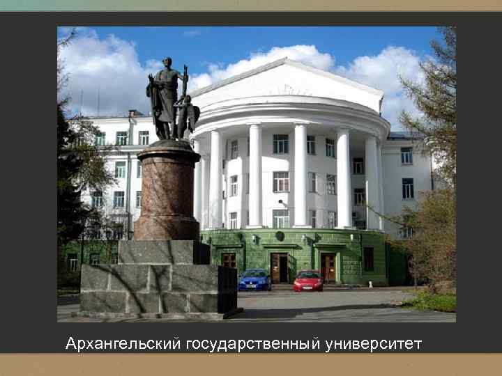 Архангельский государственный университет 