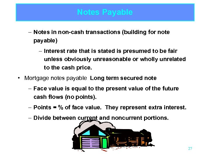 Notes Payable – Notes in non-cash transactions (building for note payable) – Interest rate