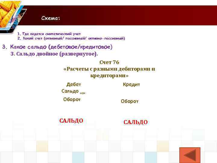 Характер счета. Характеристика счета 73. Характеристика счета 76. Схема счета 73. Структура счета 76.