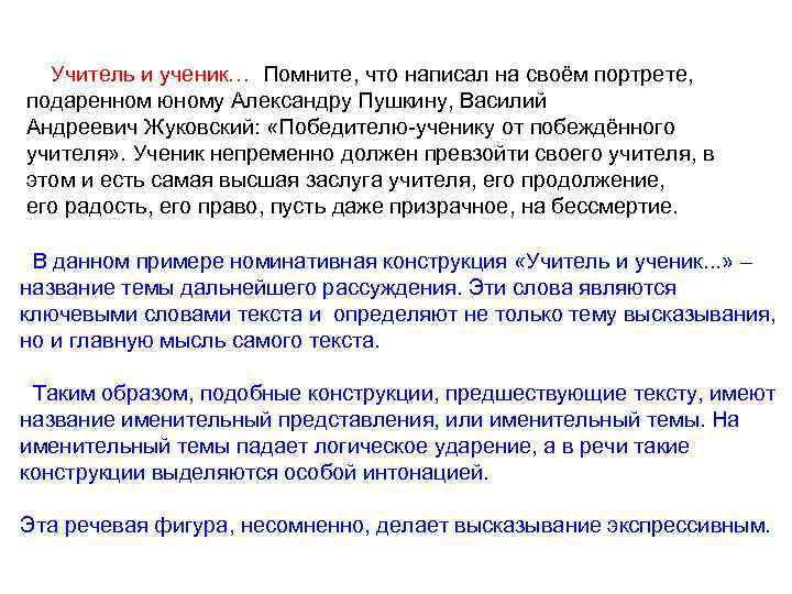  Учитель и ученик… Помните, что написал на своём портрете, подаренном юному Александру Пушкину,