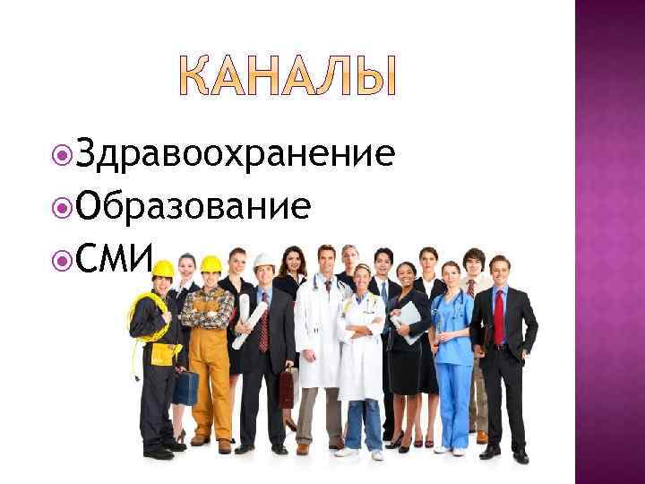  Здравоохранение Образование СМИ 