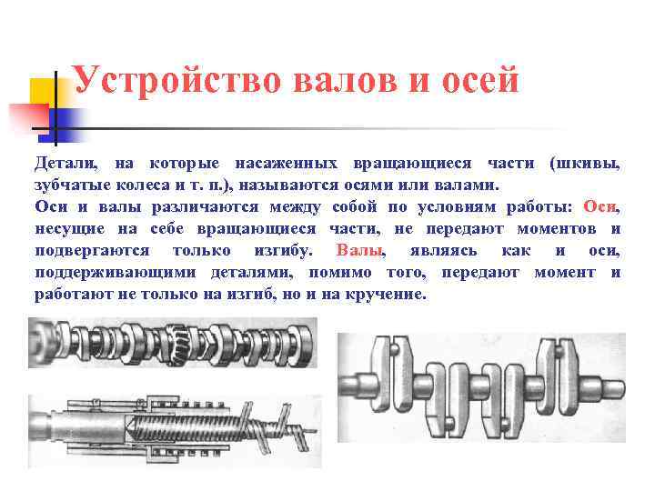 Техническая механика валы и оси презентация