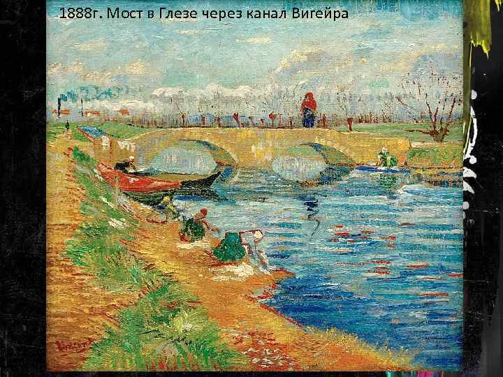 1888 г. Мост в Глезе через канал Вигейра 