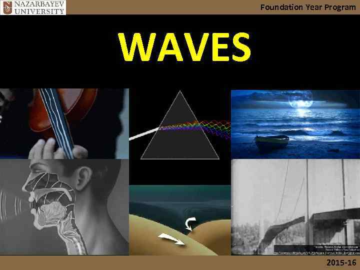 Foundation Year Program WAVES 2015 -16 