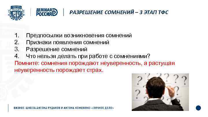 1 признаки появления. Сомнения это признак. Работа с сомнениями презентация. Неуверенность порождает сомнения. Стадии сомнения.