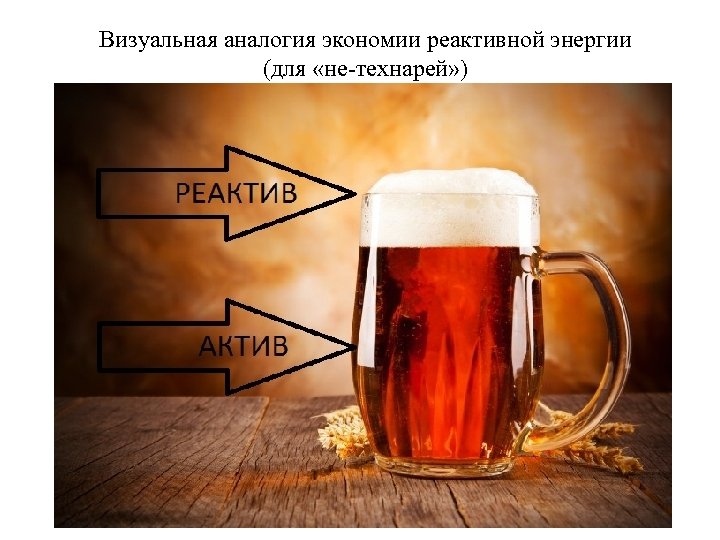 Визуальная аналогия экономии реактивной энергии (для «не-технарей» ) 