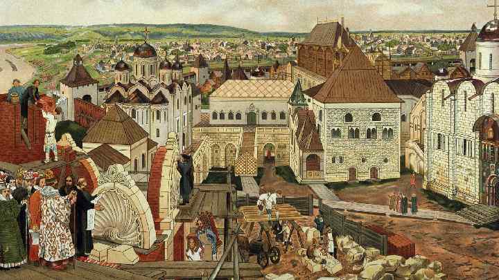 Технические знания Русские мастера: 1) Производили сложные расчеты; 2) Использовали строительные механизмы; 