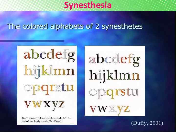 Synesthesia Backmotional v: Anything that moved from B to D goes back from D