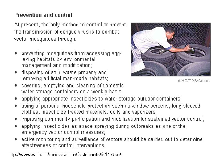 http: //www. who. int/mediacentre/factsheets/fs 117/en/ 