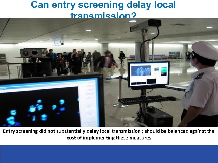 Can entry screening delay local transmission? Entry screening did not substantially delay local transmission