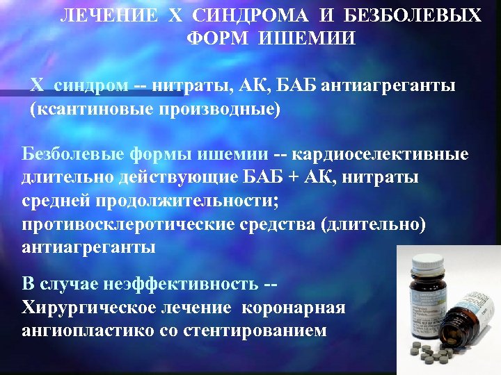 Лечение 12. Ксантановые производные. Ксантиновые производные препараты. Антиагреганты ИБС. Длительно действующие нитраты.