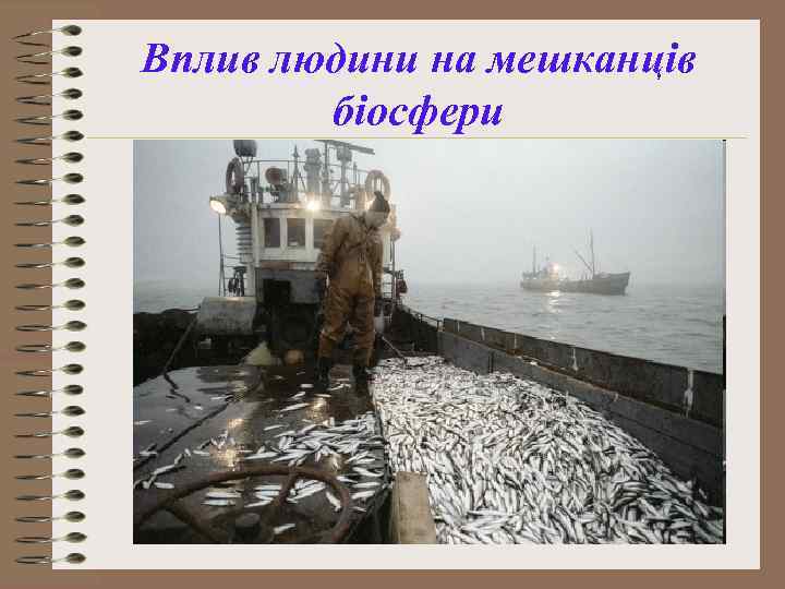 Вплив людини на мешканців біосфери 