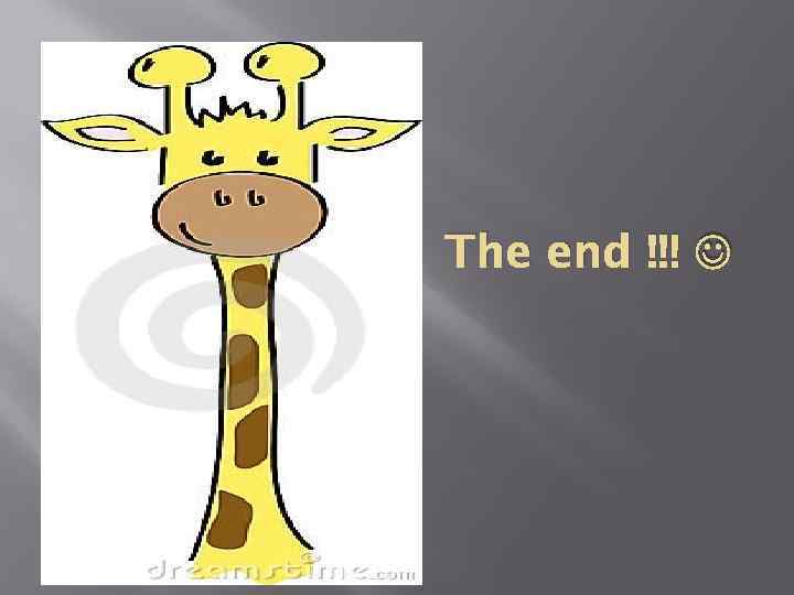 The end !!! 