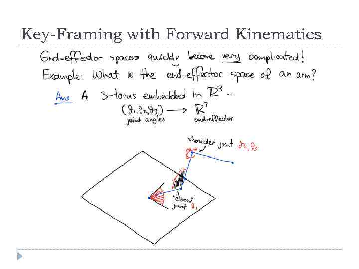 Key-Framing with Forward Kinematics 