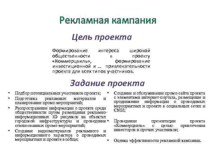 Цель кампании. Мероприятия по проекту. План промо-мероприятия. Промо мероприятие цели. Задачи промо акции.