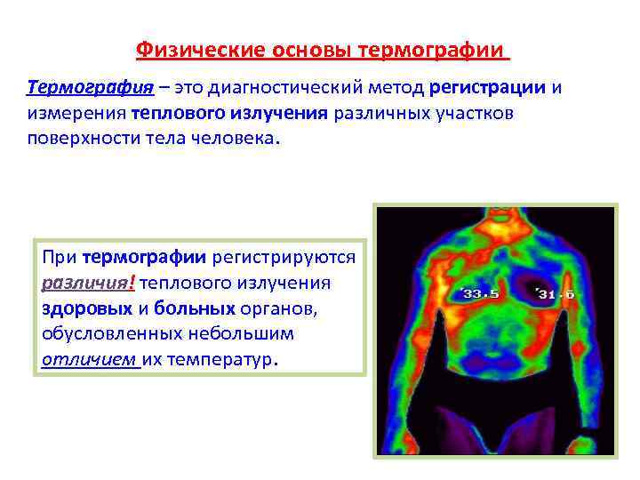 Характеристики теплового излучения термография презентация