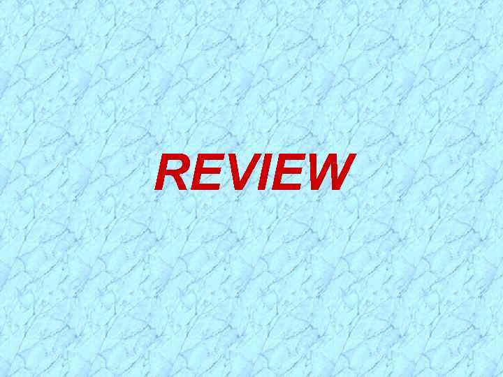 REVIEW 