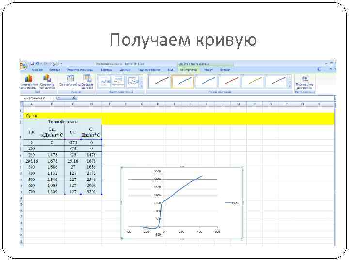 Получаем кривую 