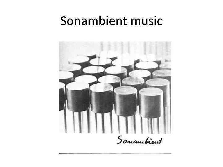 Sonambient music 