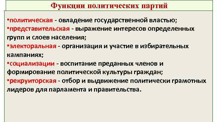 Овладение государственной властью. Функции политических партий. Политическая партия функции. Фугкцииполитических партий. Функции Полит партий.