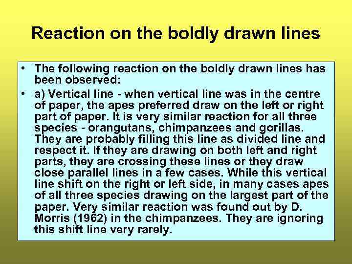 Reaction on the boldly drawn lines • The following reaction on the boldly drawn