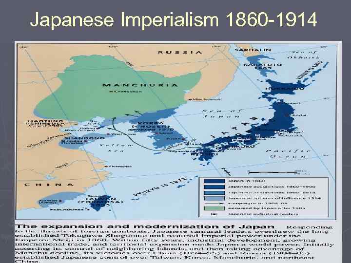 Japanese Imperialism 1860 -1914 