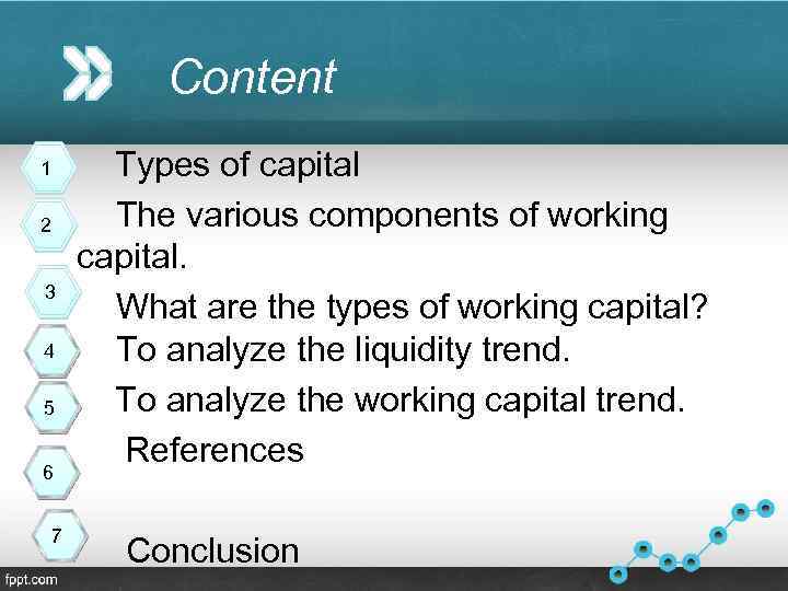 lower working capital turnover