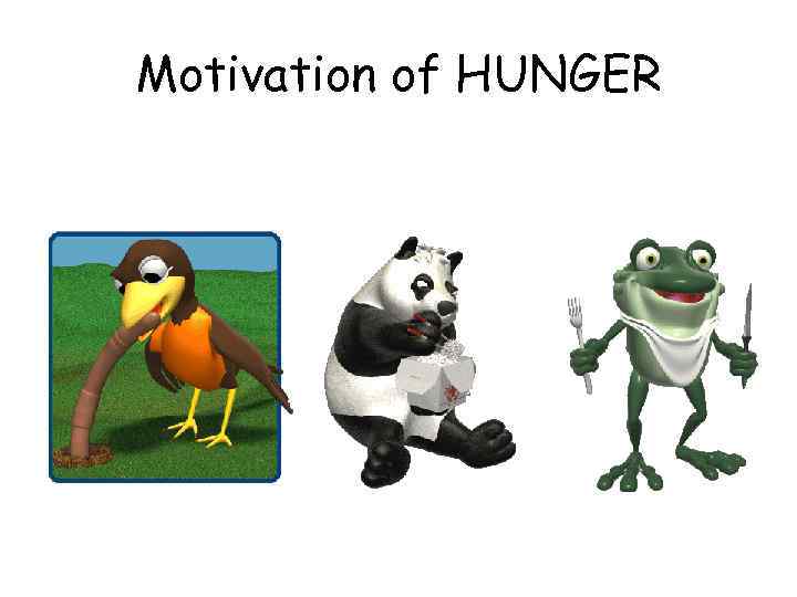 Motivation of HUNGER 