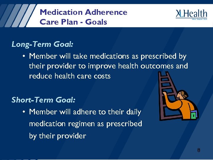 Medication Adherence Care Plan - Goals Long-Term Goal: • Member will take medications as