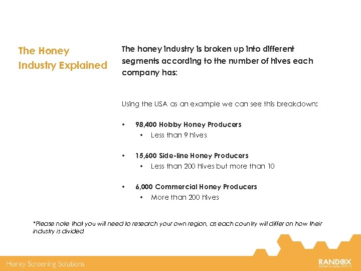 The Honey Industry Explained The honey industry is broken up into different segments according