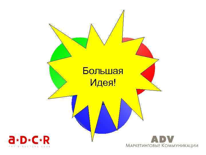 стратегия креатив Большая Идея! воплощение 