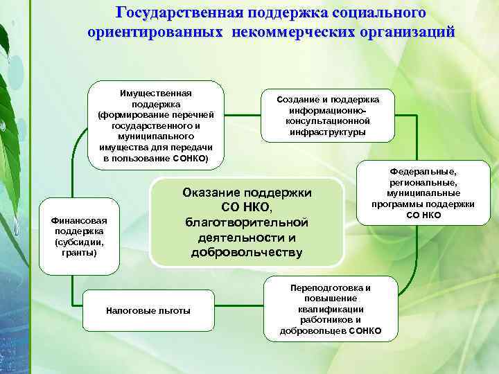 Государственная поддержка на развитие