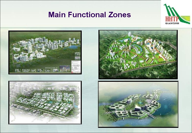 Main Functional Zones 