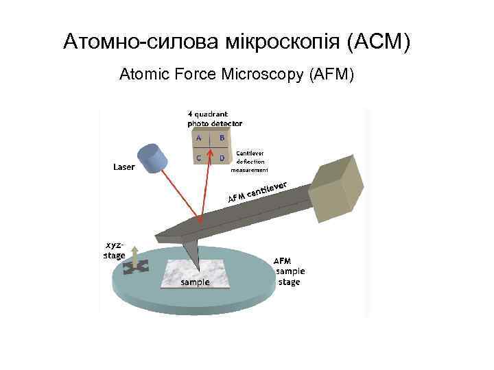 Атомно-силова мікроскопія (АСМ) Atomic Force Microscopy (AFM) 