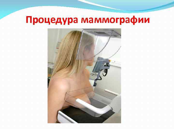 Процедура маммографии 