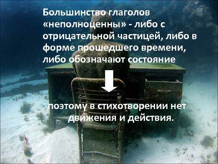 Большинство глаголов «неполноценны» - либо с отрицательной частицей, либо в форме прошедшего времени, либо