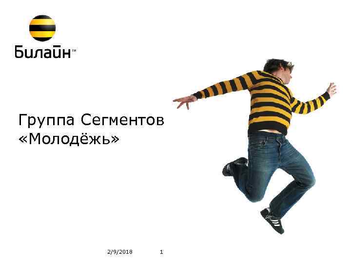 Группа Сегментов «Молодёжь» 2/9/2018 1 