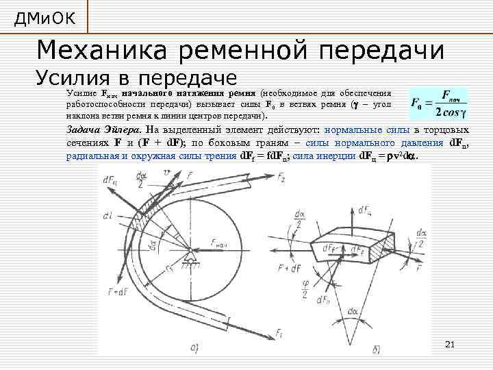 Передачи трением