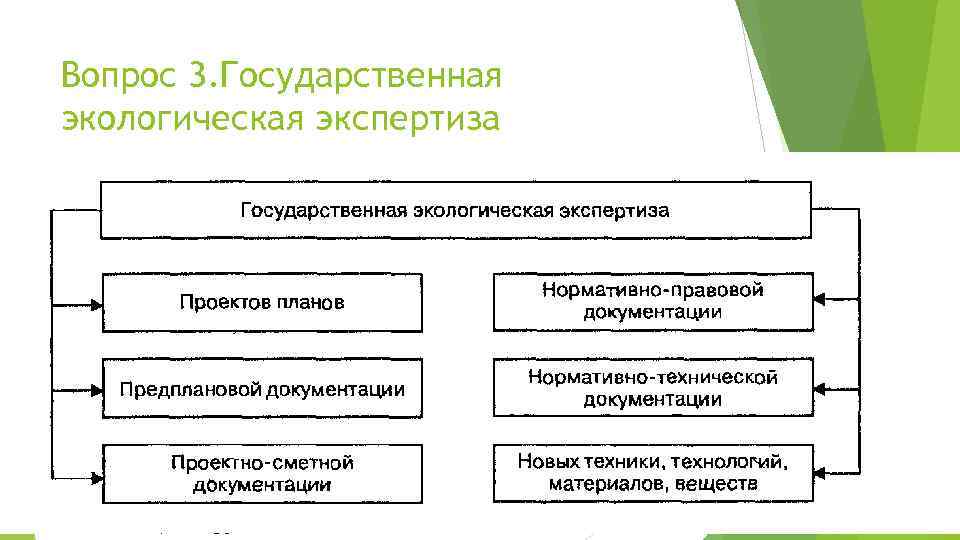 Экологическая экспертиза схема