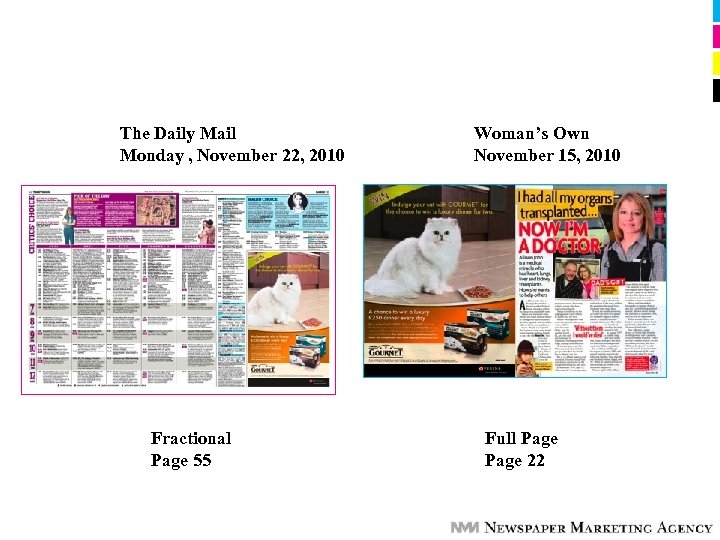 The Daily Mail Monday , November 22, 2010 Fractional Page 55 Woman’s Own November