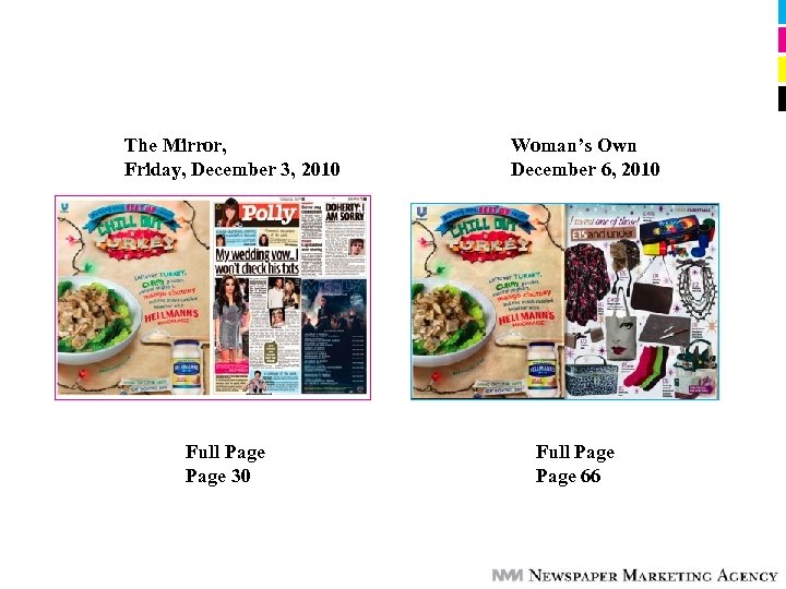 The Mirror, Friday, December 3, 2010 Full Page 30 Woman’s Own December 6, 2010