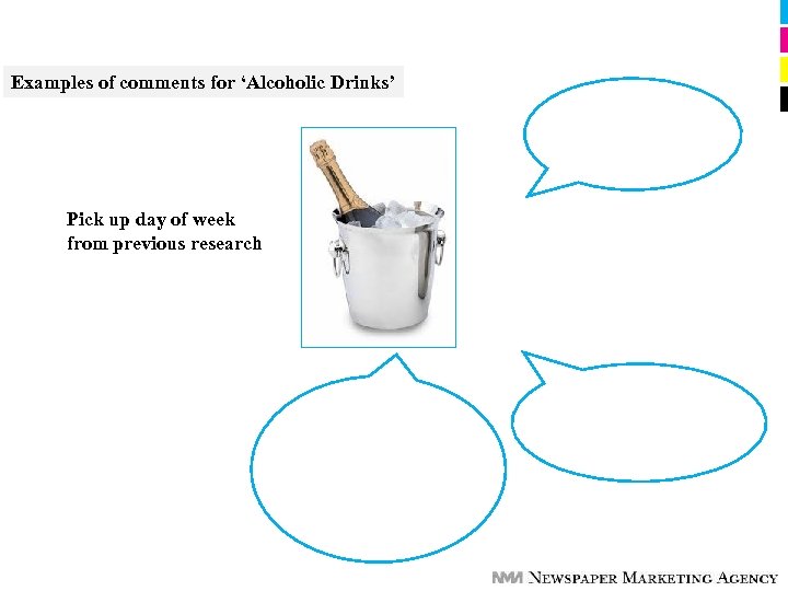 Examples of comments for ‘Alcoholic Drinks’ Pick up day of week from previous research