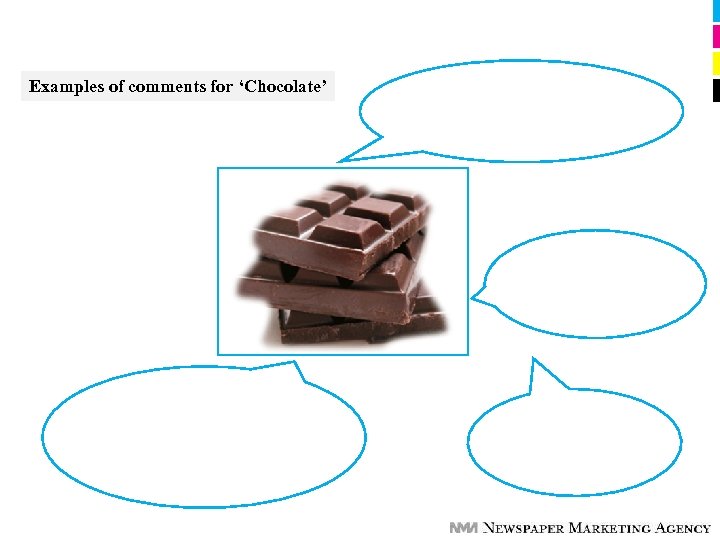 Examples of comments for ‘Chocolate’ 