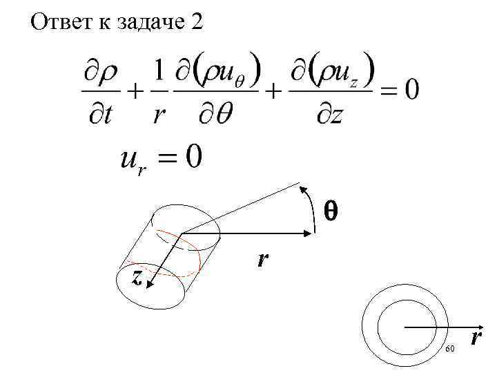 Ответ к задаче 2 z r 60 r 