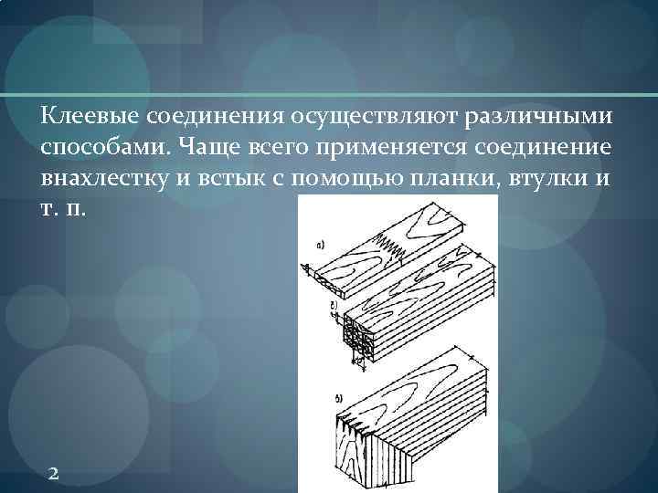 Клеевые соединения