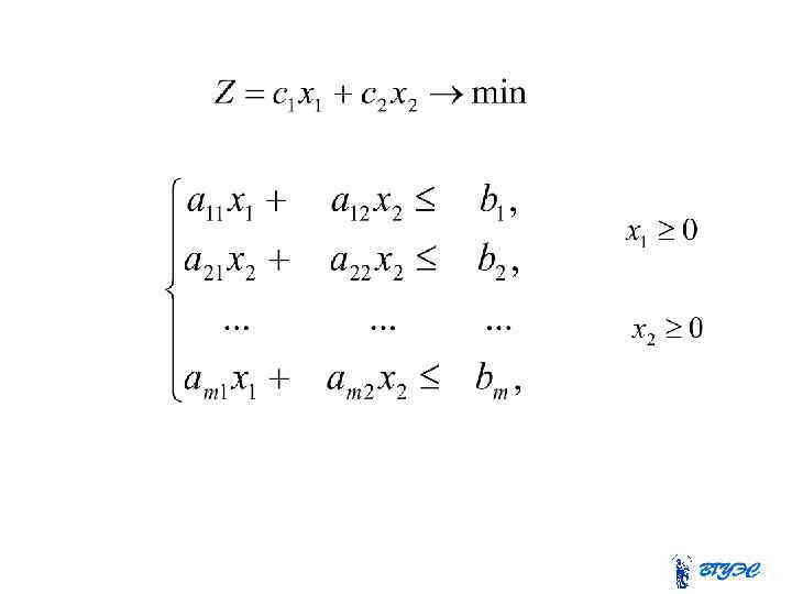 Найти минимальное решение функции 
