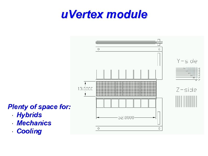 u. Vertex module Plenty of space for: 